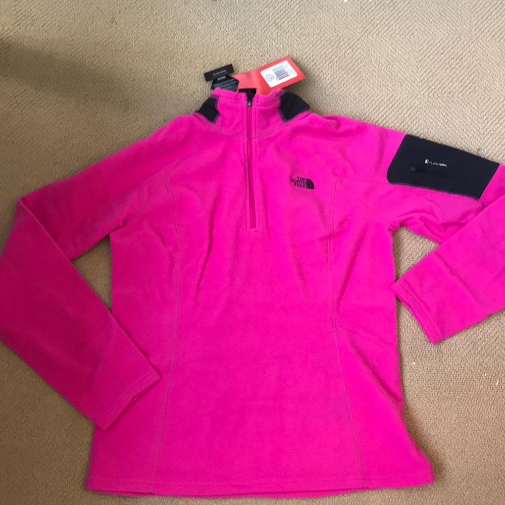 North face half zip polar fleece